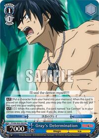 Gray's Determination U waifu card — Weiss Schwarz